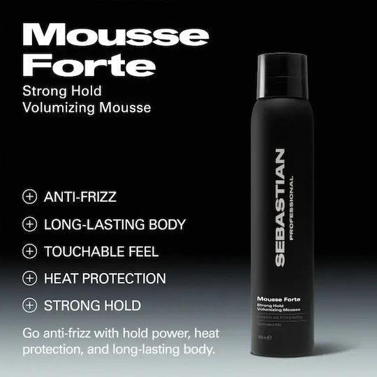 Sebastian Professional Mousse Αφρός Μαλλιών Όγκος 200ml