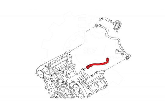 Crankcase Ventilation Hose Audi A4 B6 B7 C5 C6 A6 A8 D3 06c103235a