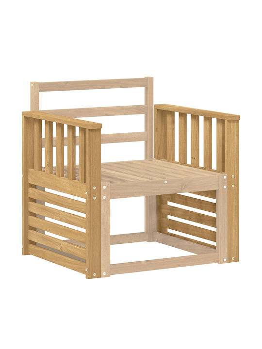 Gartenstühle Hölzernes Beige 2 Stück