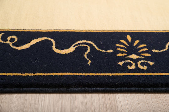 Klassischer Wohnzimmer Teppich aus Wolle Elite 2381 1,50x2,30 Decostar Goldfarben
