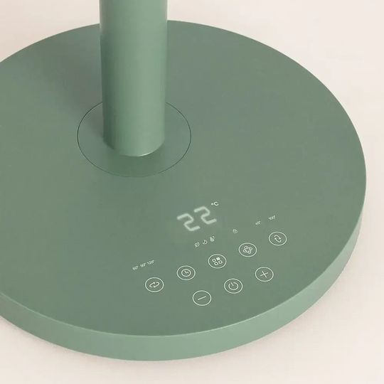 Create Pedestal Fan 30W 33cm Diameter With Remote Control Green