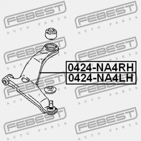 Δεξί Μπροστινό Μπράτσο Mitsubishi Grandis Na4w/na8w 2003-2009 Mr594326