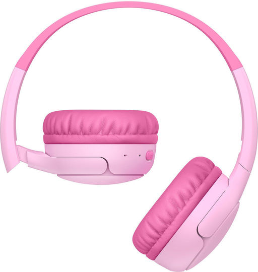 Belkin Soundform Mini 2 Безжични / Жични Детски On Ear Слушалки Розови