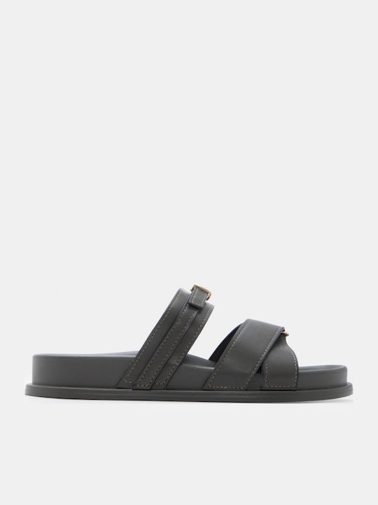 Flatforms Khaki Damen Sandalen