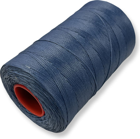 Terra Waxed 1mm 100m Blauer Jeans – Hochfeste Schmuck & Makramee Materialien
