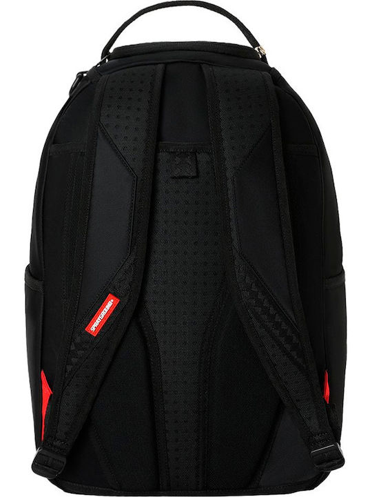 Sprayground Shark Central Ученическа Раница Основно Черна с Джоб за Бутилка