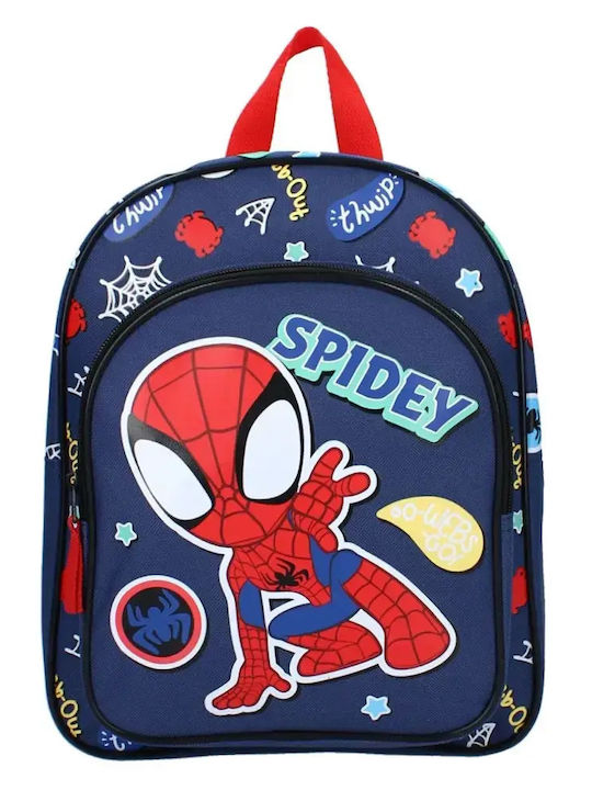 Marvel Spidey School Backpack Kindergarten Blue 8.2 Litre