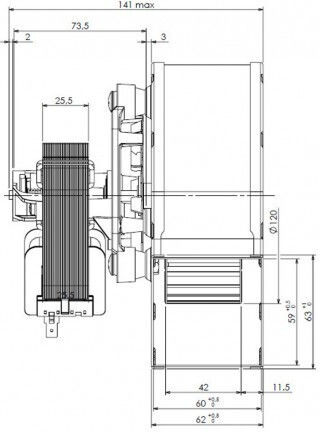 Ventilator Centrifugal Trial pentru Sobă Pelet Piazzetta Alții