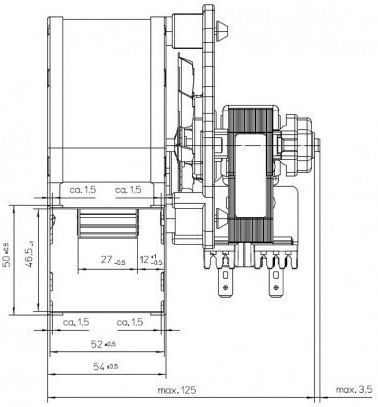 Ebm Ravelli Nobis Andere Zentralesheizung Zubehör für Pelletofen Querstromventilator