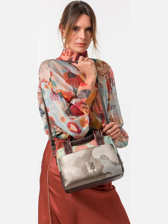 Damen Schultertasche Braun