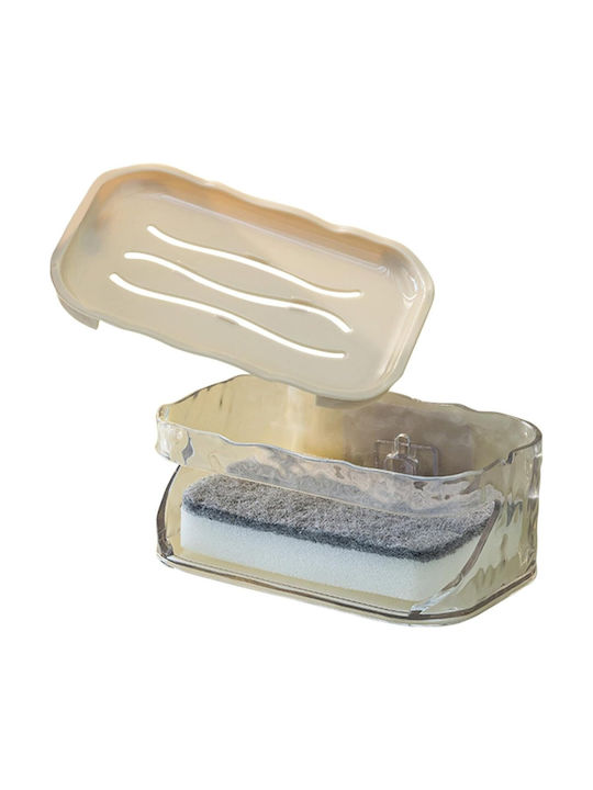 Alista Home Glass Beige Soap Dish
