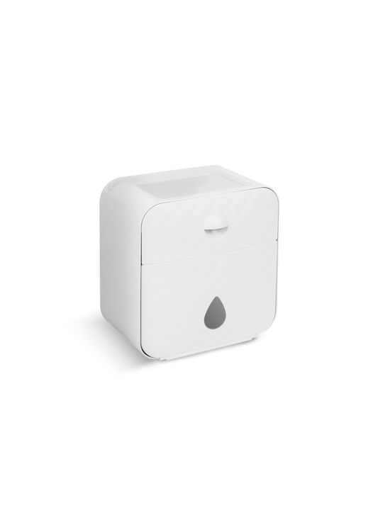 Alista Home Suport De Hârtie Din Plastic Alb
