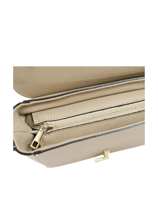 Damentasche Aus Leder Taupe