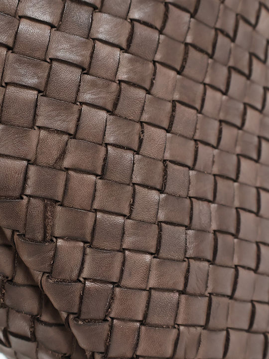 Leather Women's Brown Shoulder Bag