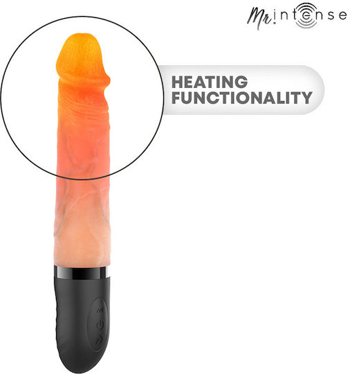 Intense Up & Down Vibrator Ρεαλιστικός Δονητής με Απομακρυσμένο Έλεγχο 24cm Μπλε