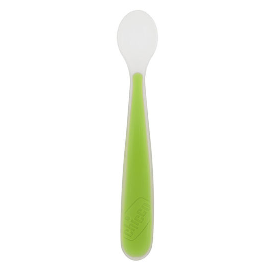 Chicco Lingură pentru bebeluși Take Eat Easy din Silicon pentru 6+ luni