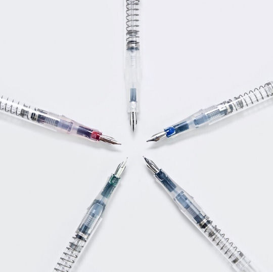 Twsbi Go Spring Load Mechanism Calligraphy Pen Extra Fine Transparent