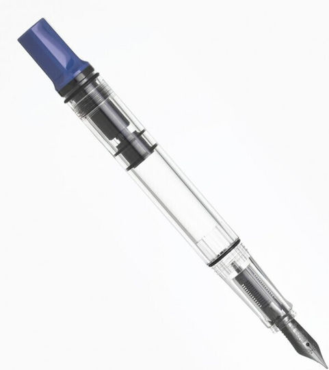 Twsbi Twsbi Füllfederhalter Kalligraphie Breite Blau mit Blauer Tintenfarbe