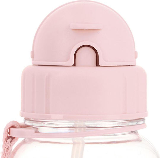 Tutete Kids Plastic Water Bottle With Straw 500ml