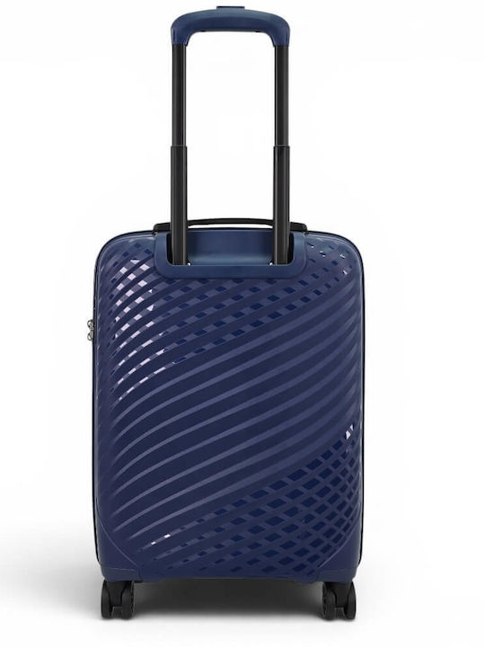 Paulter Cabin Hard Blue Travel Suitcase Height 55cm