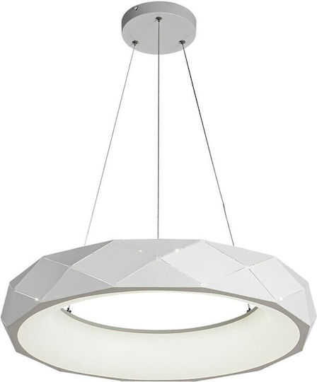 Light Prestige LED Κρεμαστό Φωτιστικό Λευκό 60x9εκ. Light Prestige LED Κρεμαστό Φωτιστικό Λευκό 60x9εκ.