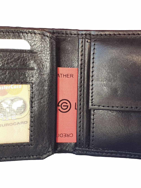Δερμάτινο Ανδρικό Πορτοφόλι με RFID Μαύρο