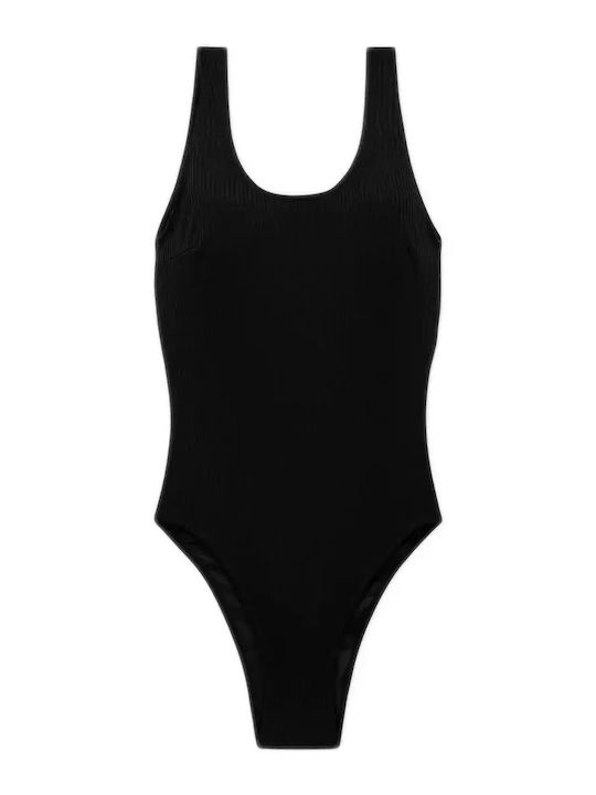 All Body One Piece Swimsuit Black