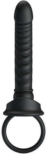 Pretty Love Merritt Anal Vibrator Ring Vibration Black