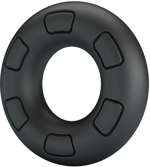 Crazy Bull Bertram Super Soft Silicone Cock Ring Black