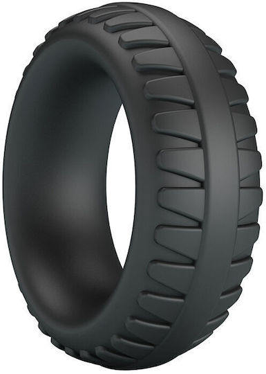 Crazy Bull Merritt Textured Silicone Cock Ring Black
