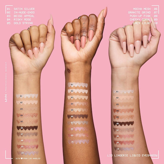 NYX Professional Makeup Σκιά Ματιών Matte σε Κρεμώδη Μορφή με Γκρι Χρώμα 6ml