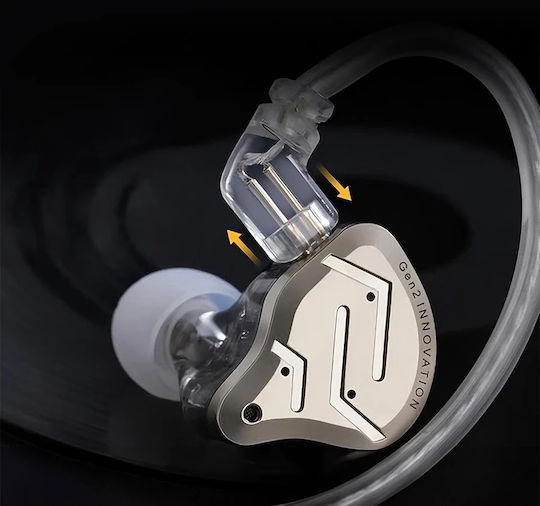KZ Ακουστικά Ψείρες In Ear Zsn Pro 2 Μαύρα