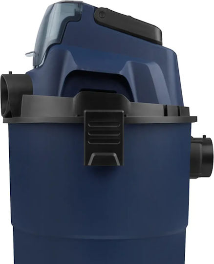 Einhell X102036 Επαναφορτιζόμενη Σκούπα Υγρών / Στερεών με Πλαστικό Κάδο 15lt Μπλε