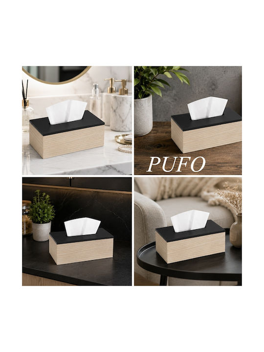 Suport Pentru Șervețele Din Lemn Maro 25x14cm
