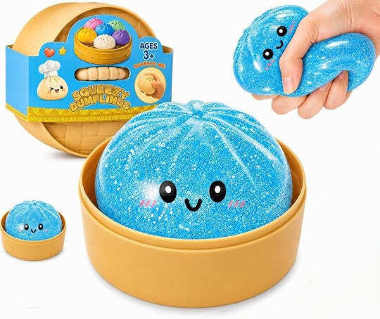 Toy Squishy Dumpling Αφρώδες Πορτοκαλί