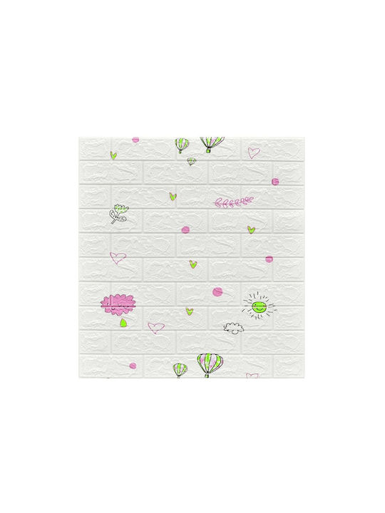 Alista Home Autocolant Decorativ 3D Pentru Perete Copii Spumă 1x77cm 10 Bucăți