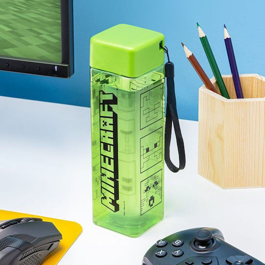 Paladone Kids Water Bottle Minecraft Plastic Green 500ml