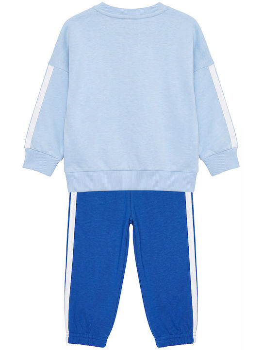 Kinder Sweatpants Set - Jogginganzug Sky Blue 3Stück Essentials 3-Stripes
