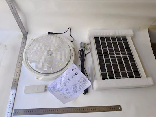 Alista Home Окачен Соларен Лампион 200W 18000lm Студено Бяло 6000K с Дистанционно 35x32см.