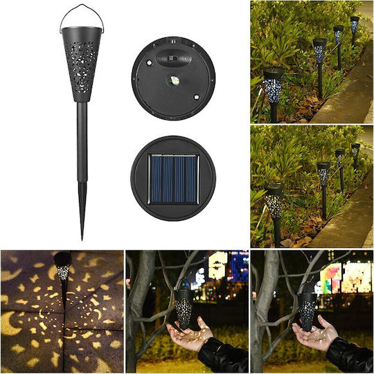 Alista Home Set 12 Lămpi Solare Torțe 5W 450lm cu Lumină Albă Rece 6000K IP65 36x6.8cm