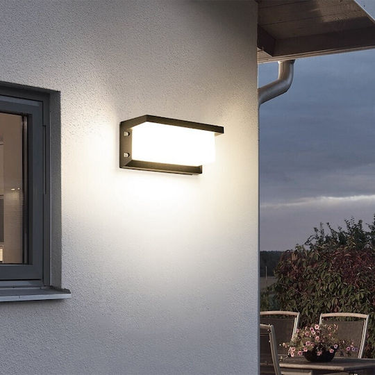 Alista Home Lumină Solară de Perete 18W 150lm Alb Rece cu Senzor de Mișcare IP65 13.5x8x7.5cm