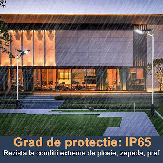 Alista Home Lampă Solară Stradală 300W 24000lm Alb Rece 6500K cu Senzor de Mișcare și Telecomandă IP65 49.5x21x6.5cm