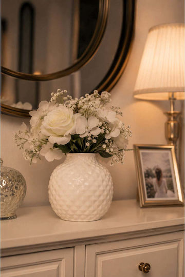 SteweHome Dekorative Keramik Vase Beiges Y20cm