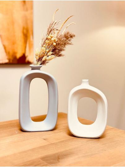 SteweHome Set Decorative Multicolour Ceramic Vases 2 Pieces