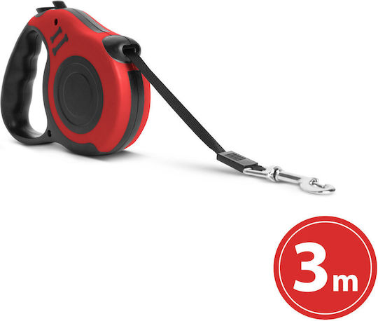 Alista Home Lesură Pliabilă/Odihnă Pentru Câine Curea Roșie Culoare Full Face 3m Până La Greutate Maximă A Câinelui 30kg