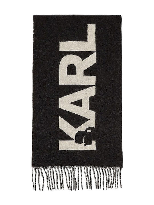 Women's Wool Scarf Black