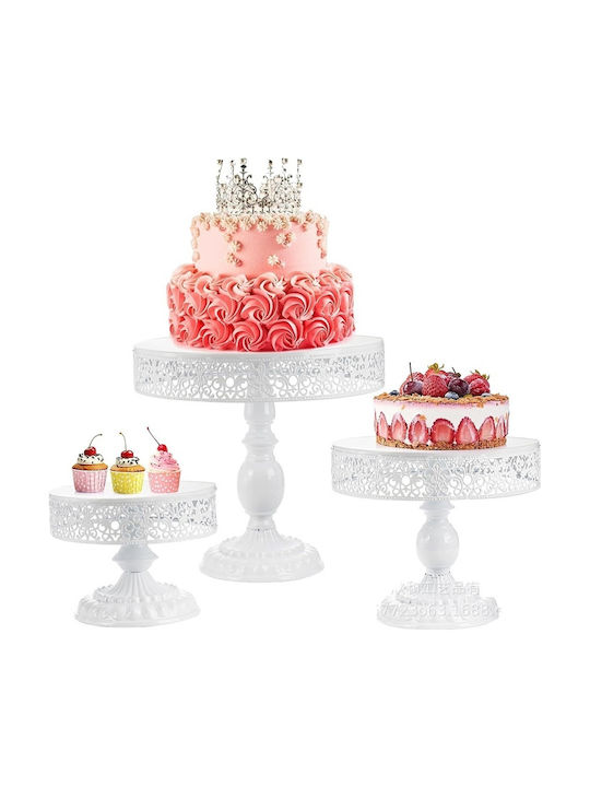 Cake Land Kuchenteller Mit Ständer Weiß