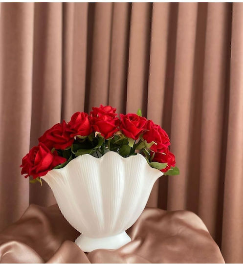 SteweHome Vază Decorativă Bej 24x11xÎ30cm