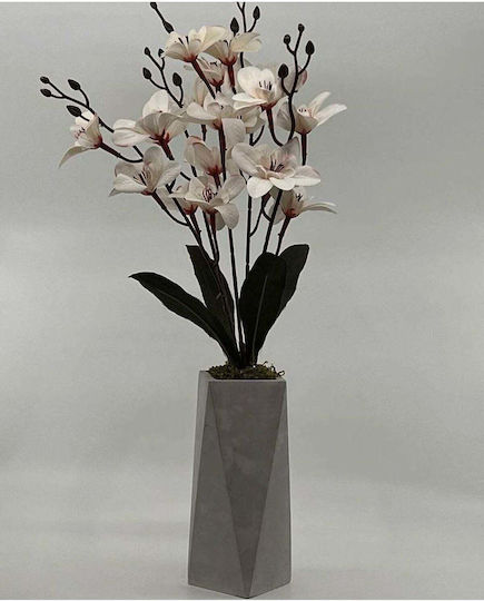 SteweHome Grey Vase 11x7xH20cm
