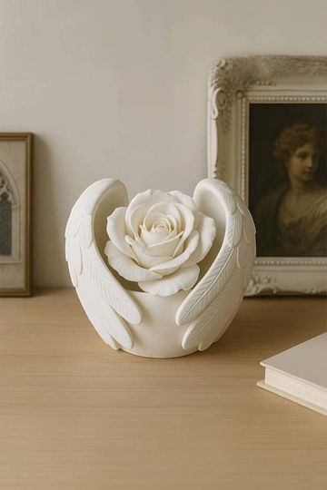 SteweHome Vază Decorativă Albă